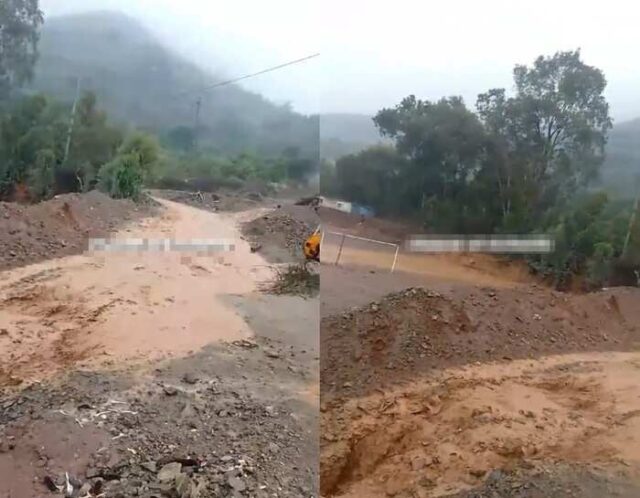 Reportan Huaycos en la comunidad de Yunguy, distrito de Ihuarí