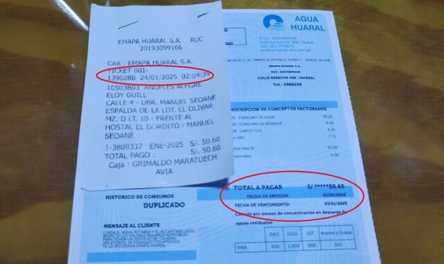 Ya basta de ineptitud: Emapa Huaral corta servicio a usuario que está al día en sus pagos