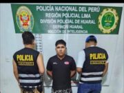 Capturan a presunto sicario integrante de “Los Chukis del Puerto” en Huaral. Capturan a presunto sicario integrante de “Los Chukis del Puerto” en Huaral.