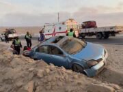 Despiste de auto en la Panamericana Norte deja dos menores heridos en Huaral. Despiste de auto en la Panamericana Norte deja dos menores heridos en Huaral.