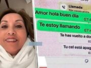 Dina Boluarte envía fotos de su cirugía y mensajes cariñosos a contacto. Dina Boluarte envía fotos de su cirugía y mensajes cariñosos a contacto.