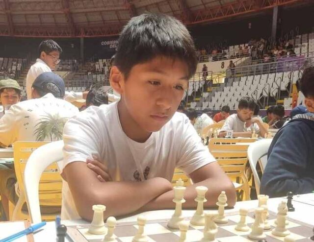 Luis Yamil Santiago Pérez, campeón nacional de ajedrez.