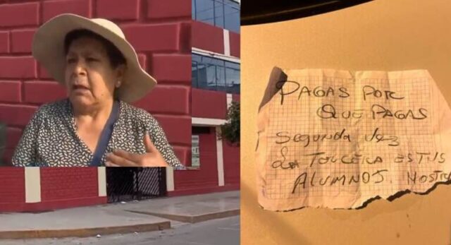 Padres no envían a sus hijos al colegio por miedo a amenazas de extorsionadores.