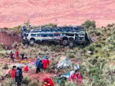 Tragedia en Bolivia: 25 muertos y 26 heridos tras caída de un bus a un barranco. Tragedia en Bolivia 25 muertos y 26 heridos tras caída de un bus a un barranco.