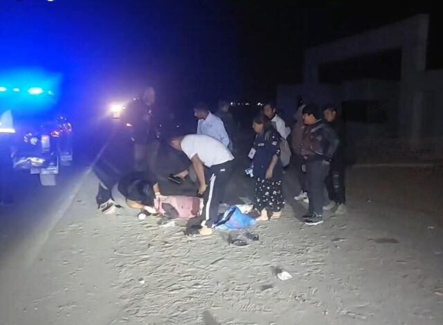 Auto atropella a mujer al ingreso de Contigo Perú y fuga dejándola gravemente herida