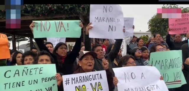 Cañete se muestran en contra del traslado de Maranguita a su sector
