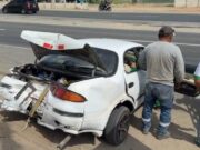 Dos heridos tras choque entre combi y taxi en la Panamericana Norte, en Chancay. Dos heridos tras choque entre combi y taxi en la Panamericana Norte, en Chancay.