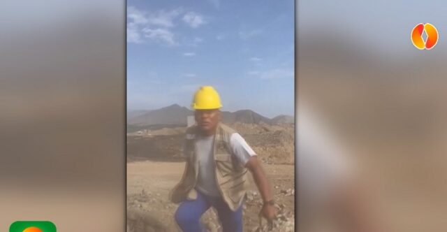 Huaral trabajador de la municipalidad amenaza con piedras a regidores durante labores de fiscalización.