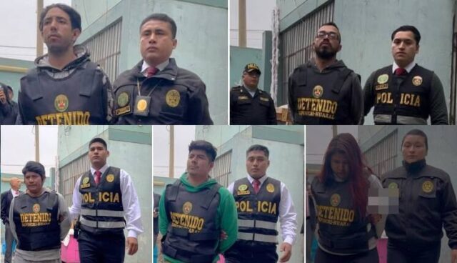 Policía desarticula presunta banda criminal Antitren o D.E.S.A., dedicada a la extorsión en Huaral.