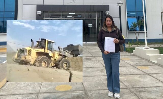 Regidora Silvia Dorador se pronuncia sobre maquinaria municipal en terreno privado.