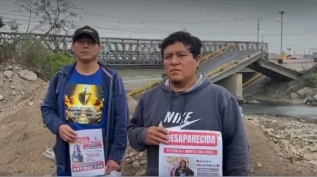 Esposo de profesora desaparecida en colapso de puente de Chancay Puede que esté debajo