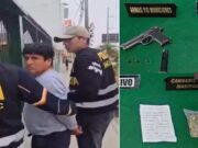 Huacho: Presunto integrante de ‘Los Injertos del Norte’ fue capturado con arma, explosivo y carta extorsiva Huacho Presunto integrante de 'Los Injertos del Norte' fue capturado con arma, explosivo y carta extorsiva