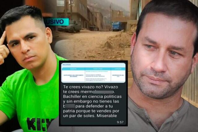 Periodista René Gastelumendi denuncia amenazas de muerte y responsabiliza al alcalde de Ate