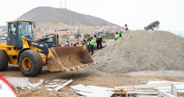 Recuperan camino público cerrado en el Sector del Señor de la Soledad de Chancay