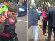 Detienen a sujeto vestido de mujer dentro del baño de niñas de colegio en Miraflores Detienen a sujeto vestido de mujer dentro del baño de niñas de colegio en Miraflores