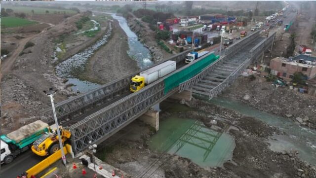 Este viernes 11 de julio empezará a operar el puente modular de Chancay