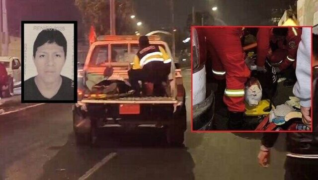 Huaral fallece joven mototaxista tras impactar contra poste en Avenida Chancay.