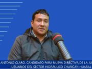 Antonio Claros expone sus planes de llegar a la presidencia de la Junta de Usuarios Chancay-Huaral Antonio Claros expone sus planes de llegar a la presidencia de la Junta de Usuarios Chancay-Huaral