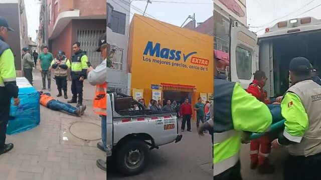 Chancay trabajador resulta herido al volcarse carga pesada de alimentos en boulevard López de Zúñiga