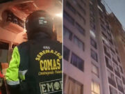 Detienen a joven tras muerte de niña de 6 años que cayó desde el piso 16 en Comas. Detienen a joven tras muerte de niña de 6 años que cayó desde el piso 16 en Comas.