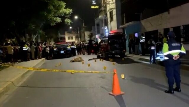 Padre e hijo son asesinados a balazos en Parque de los Sueños de Huaral.