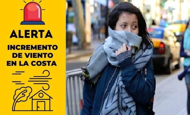 SENAMHI advierte Fuertes vientos en ocho departamentos costeños del 29 al 31 de Agosto