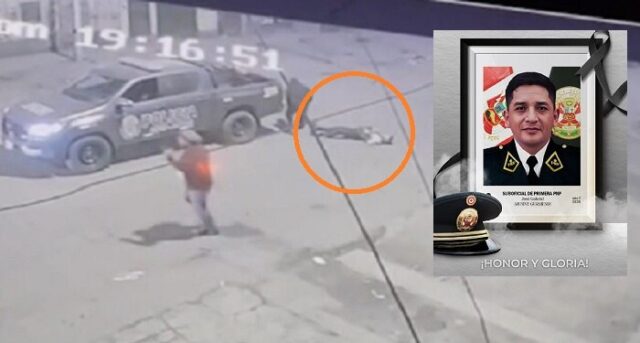 Un policía muerto y otro herido de gravedad deja enfrentamiento con delincuentes en La Victoria