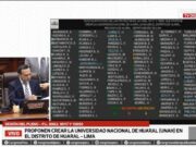 Congreso aprueba creación de la Universidad Nacional de Huaral Congreso aprueba creación de la Universidad Nacional de Huaral