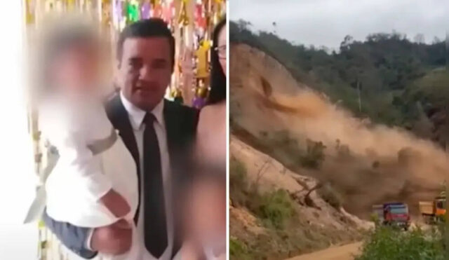 Derrumbe de Amazonas acabó con la vida de obrero y su hija de seis años, quien había ido a llevarle el almuerzo.