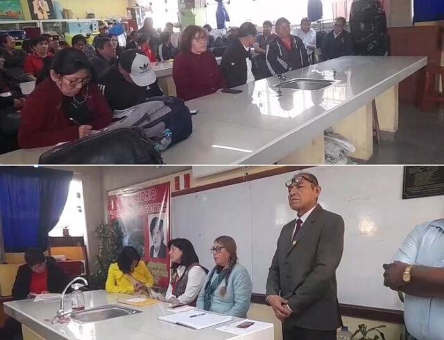 Comisión interventora de la Ugel 10 no fue bien recibida por docentes del colegio El Carmen