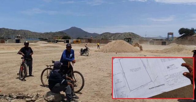 Huaral Pobladores denuncian invasión de terreno destinado a colegio en Huacho Chico
