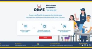 ONPE Recibe solicitudes de excusa para no ser miembro de mesa