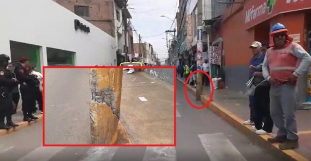 Huaral cambiarán poste a punto de colapsar en la avenida Morales Bermúdez tras denuncia ciudadana