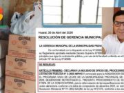José Ramos cuestiona nulidad de licitación del vaso de leche y denuncia presuntas irregularidades José Ramos cuestiona nulidad de licitación del vaso de leche y denuncia presuntas irregularidades