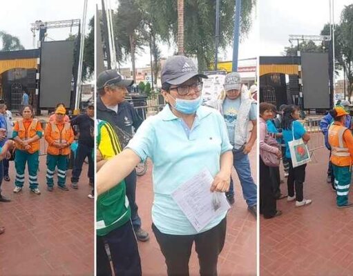Obreros Municipales protestan en frontis de la Municipalidad de Huaral por presunta discriminación laboral Obreros Municipales protestan en frontis de la Municipalidad de Huaral por presunta discriminación laboral