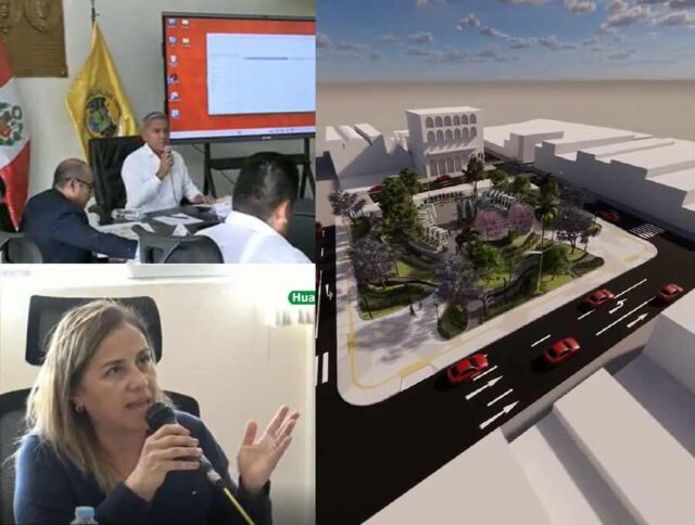 Alcalde Cárdenas defiende millonaria inversión para remodelar plaza de armas de Huaral