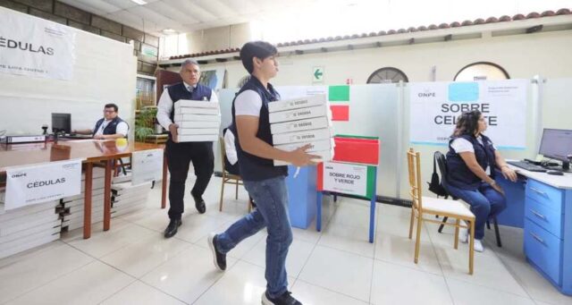 Mal tiempo retrasa la llegada de actas a 7 centros de cómputo de la ONPE