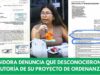 Regidora denuncia que municipalidad habría desconocido la autoría de su proyecto de ordenanza Regidora denuncia que municipalidad habría desconocido la autoría de su proyecto de ordenanza