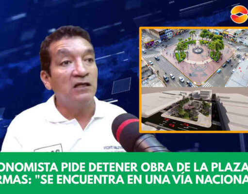 Economista pide detener obra de la Plaza de Armas: «Se encuentra en una vía nacional» Economista pide detener obra de la Plaza de Armas Se encuentra en una vía nacional