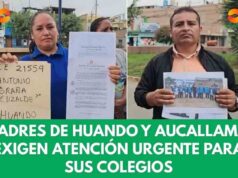 Padres de Aucallama y Huando exigen atención urgente para sus colegios Padres de Aucallama y Huando exigen atención urgente para sus colegios