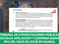 Tribunal de Contrataciones Públicas rechaza apelación y confirma buena pro del Vaso de Leche en Huaral Tribunal de Contrataciones Públicas rechaza apelación y confirma buena pro del Vaso de Leche en Huaral