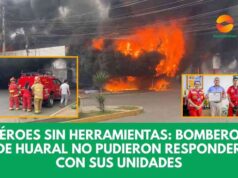 Héroes sin herramientas: bomberos de Huaral no pudieron responder con sus unidades bomberos de Huaral no pudieron responder con sus unidades